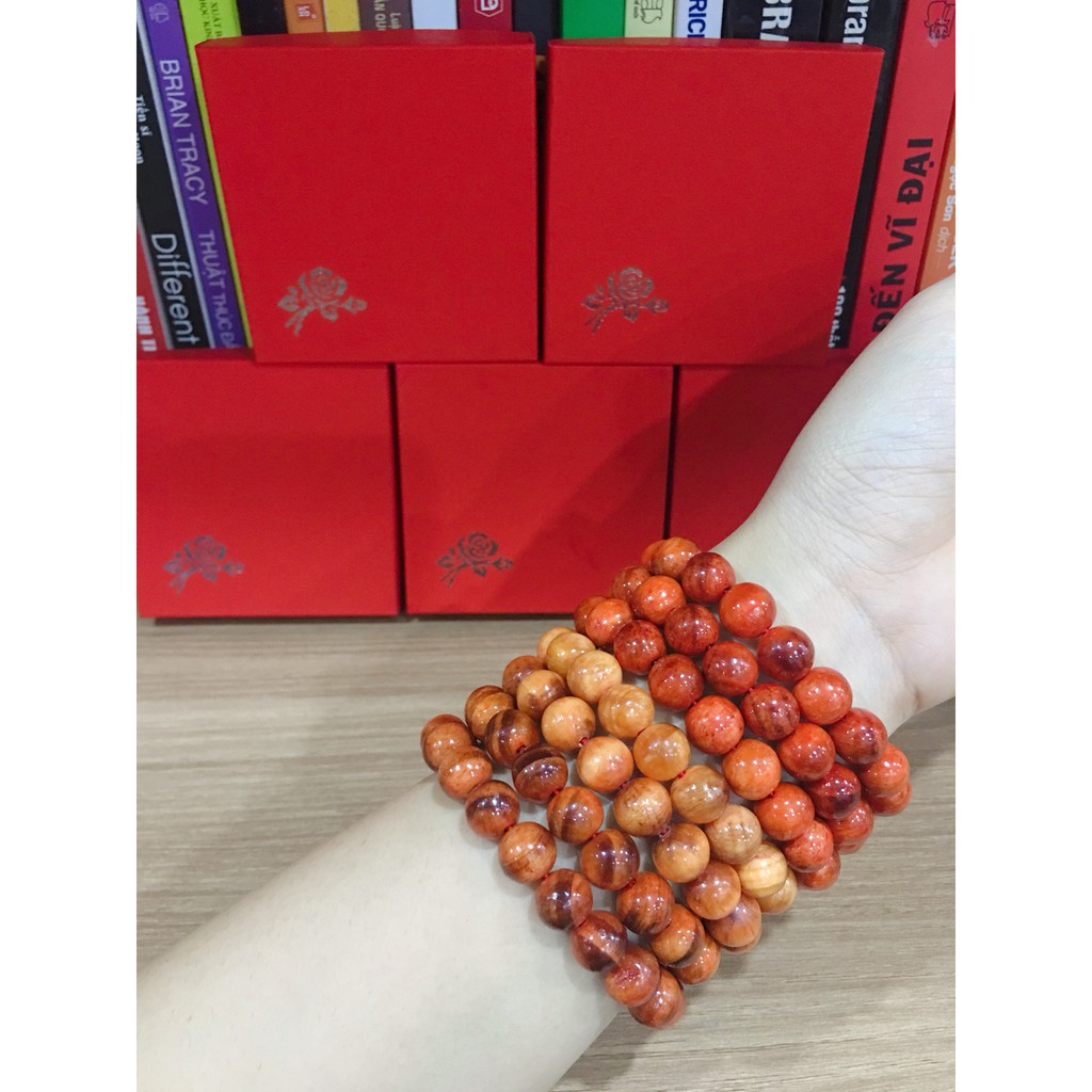 [THANH LÝ XẢ KHO] Vòng tay gỗ Huyết long Thấu quang Hộp đỏ - Phong thủy theo mệnh siêu rẻ | BigBuy360 - bigbuy360.vn