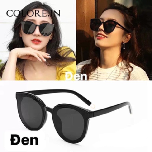 Kính mắt nữ râm dáng mắt mèo nhiều màu thời trang