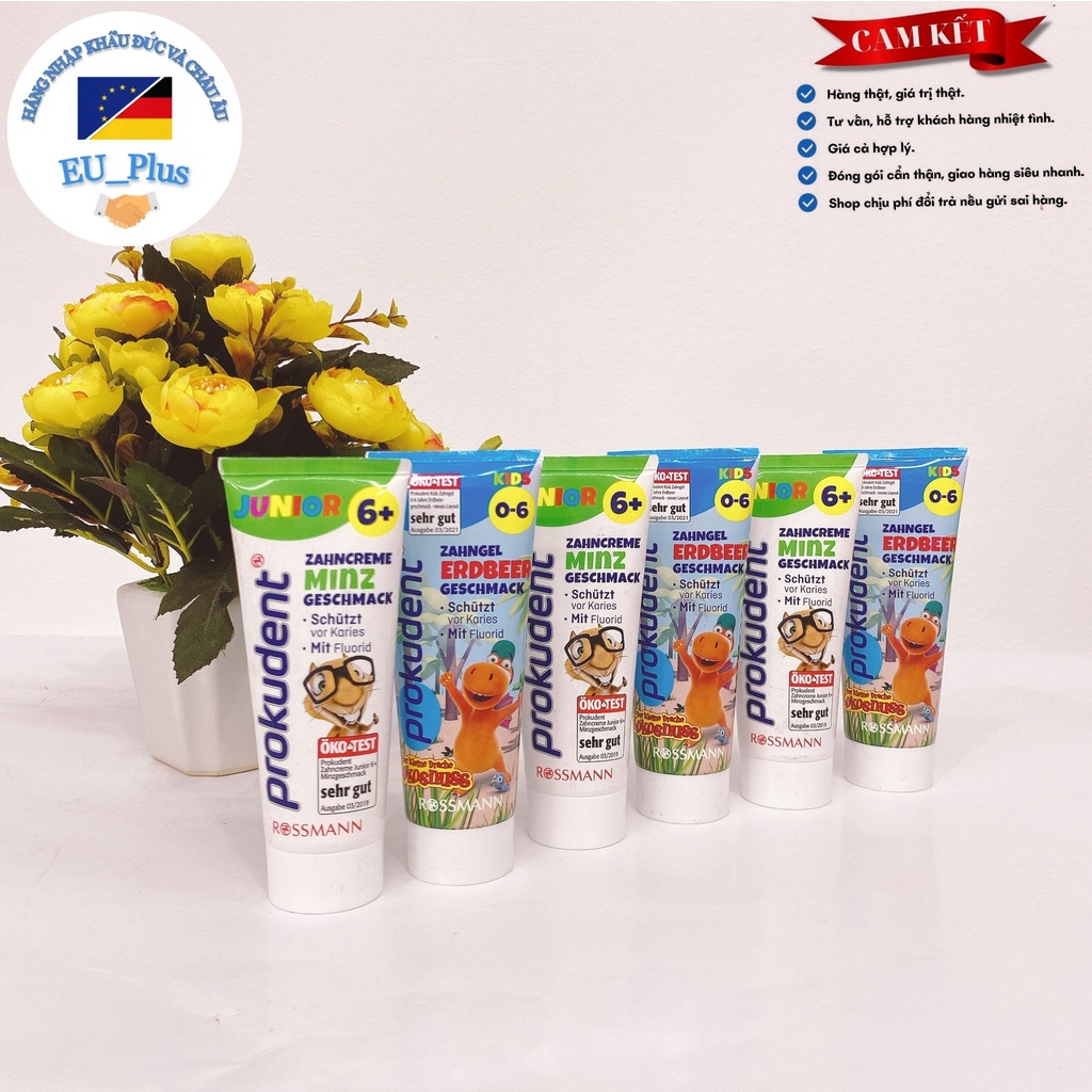 Kem đánh răng trẻ em Prokudent 75ml - Đức