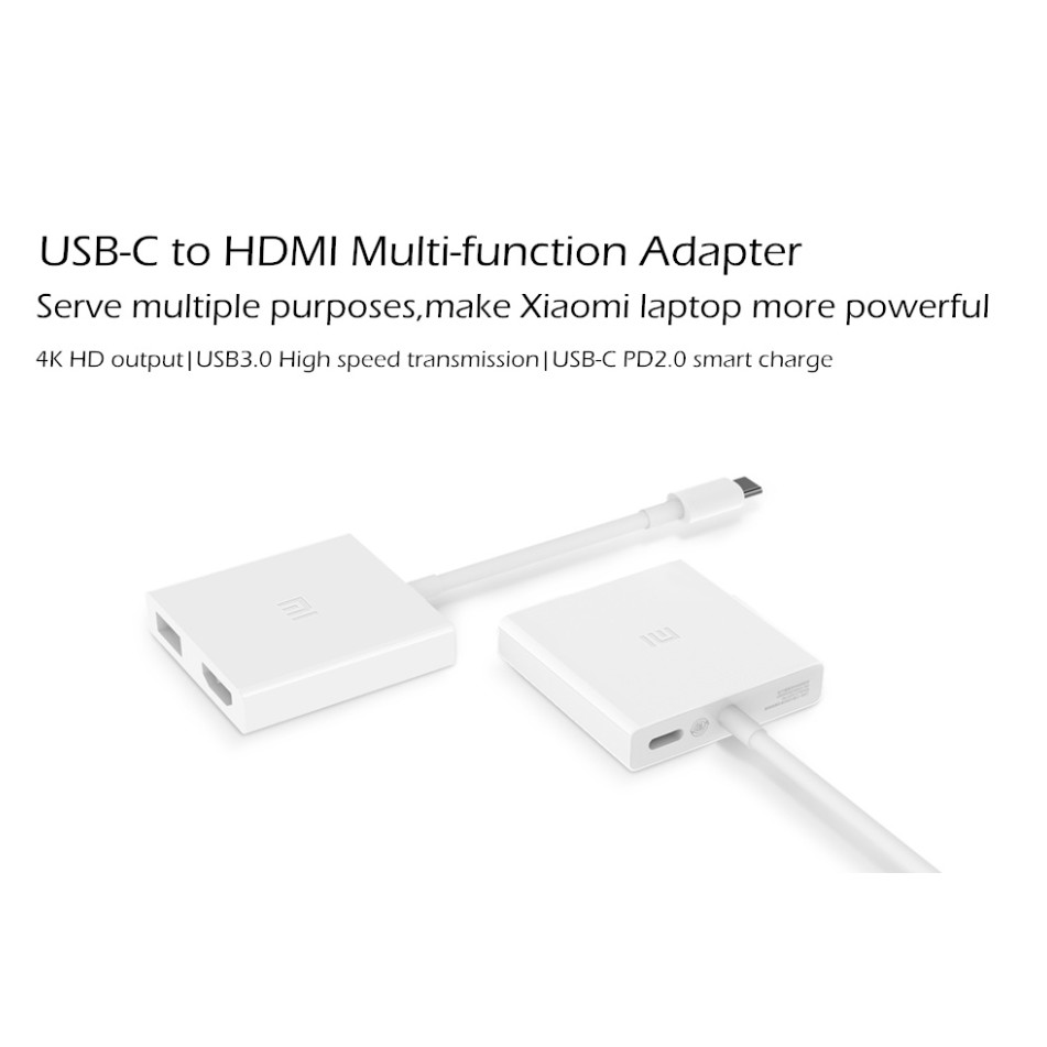 Cáp chuyển đổi Type-C sang HDMI Đa Năng XIAOMI USB-C To HDMI Multi-Function Adapter - Mi Home VN