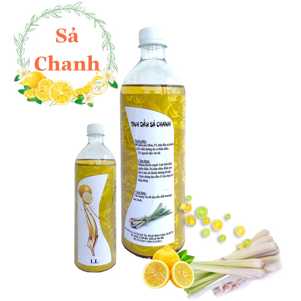 Dầu Massage Body Sả Chanh ( 1000ml )