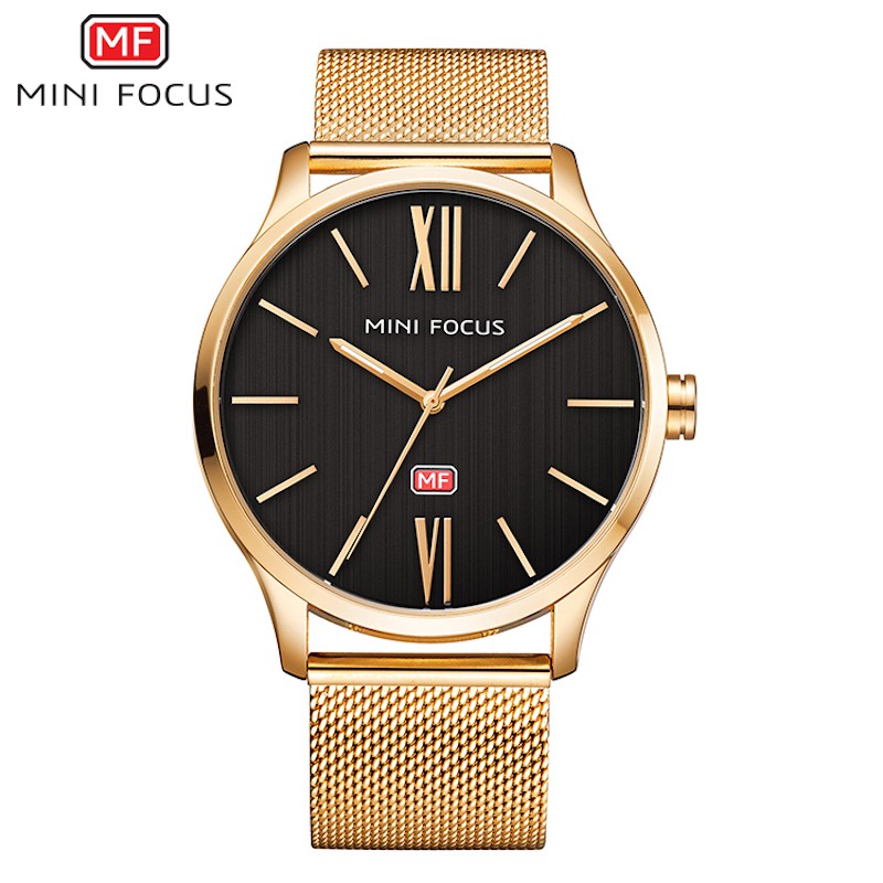 ĐỒNG HỒ NAM MINI FOCUS ĐẲNG CẤP DOANH NHÂN DÂY KIM LOẠI KHÔNG GỈ MF018 | BigBuy360 - bigbuy360.vn