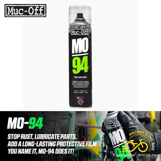 Chai xịt rửa xích líp đĩa xe đạp xe máy chống rỉ sét muc-off mo94 400ml 750ml