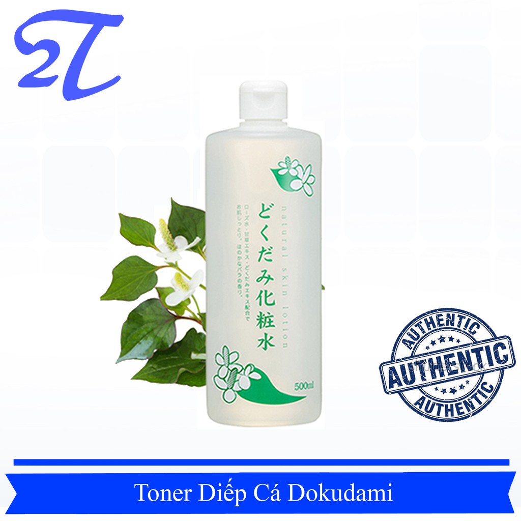 Toner giảm mụn chiết xuất từ rau diếp cá Dokudami 500ml