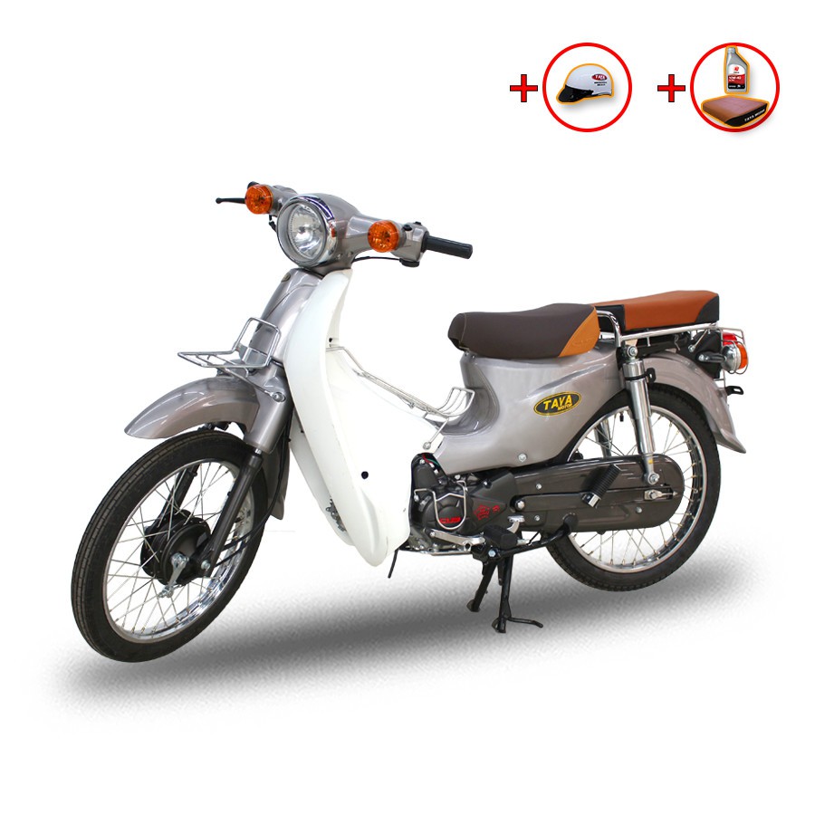 Xe máy CUB 81 TAYA (ghi xám) LUXURY