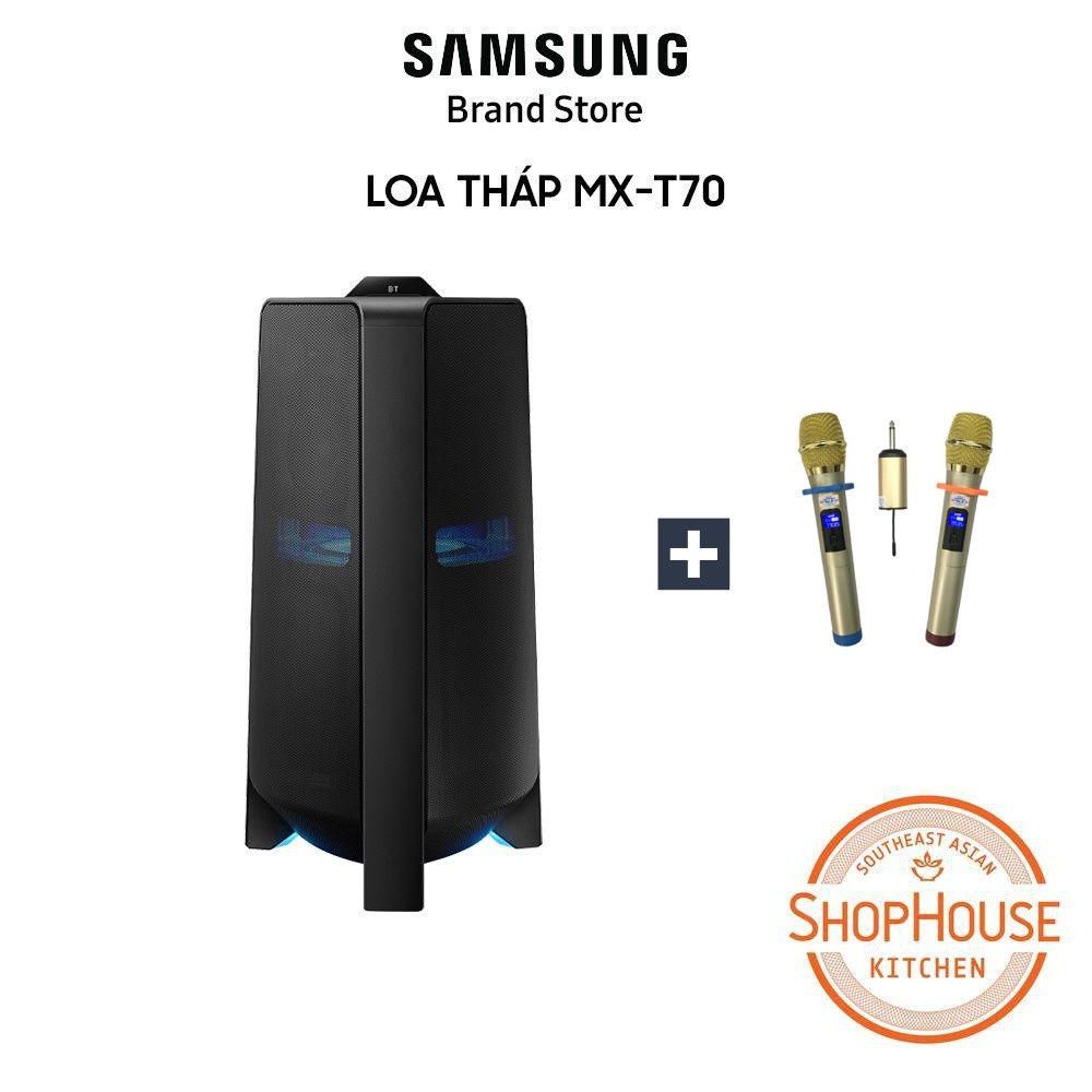 Loa Tháp Samsung Karaoke MX-T70 1500W - Tặng kèm 2 Mic Jammy Chính Hãng