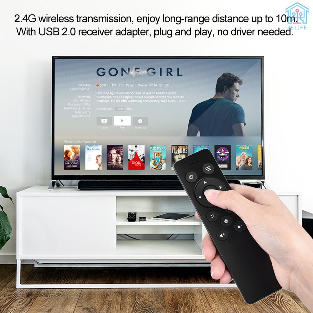 【E&amp;V】2.4GHz Wireless Remote Control with USB 2.0 Receiver Adapter for Smart TV Android TV Box Google TV HTPC