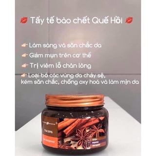 Tẩy tế bào chết quế hồi của Nga