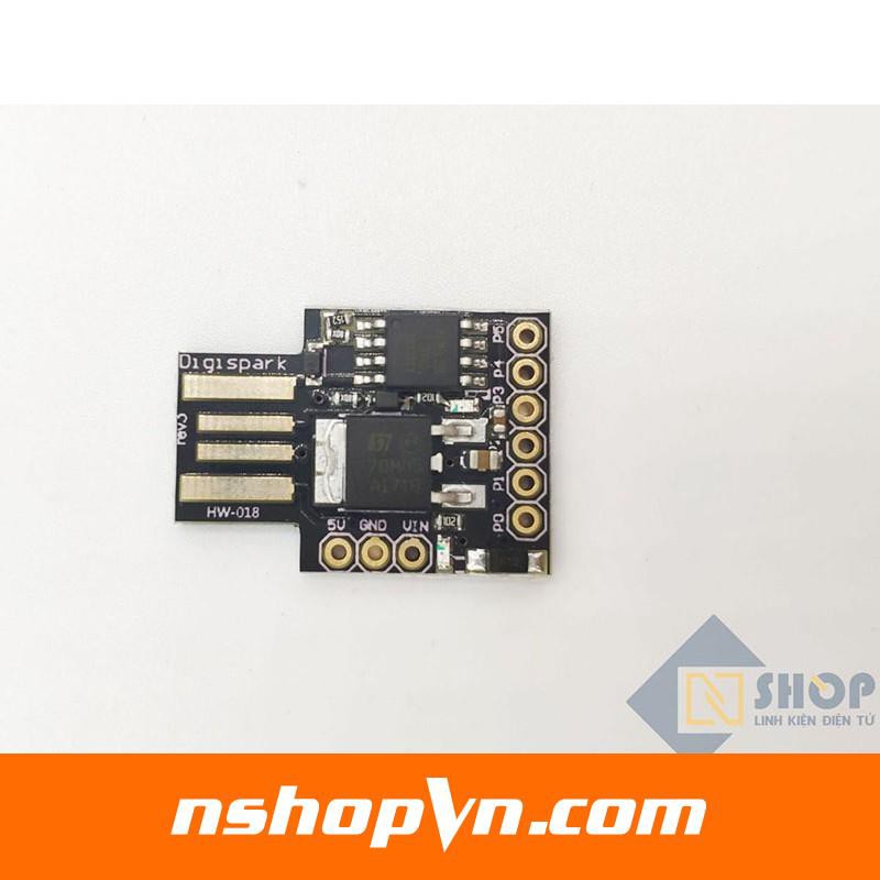 Arduino ATTiny85 USB Digispark phiên bản nhỏ gọn Arduino với khả năng kết nối trực tiếp máy tính qua cổng USB