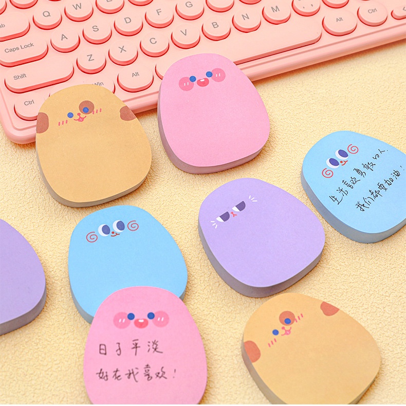 Giấy note ghi chú mặt cảm xúc nhiều màu sắc cute dễ thương (60 tờ)