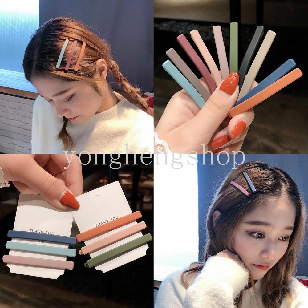 Kẹp TóC MàU KẹO Đơn GiảN ThờI Trang Cho Nữ
