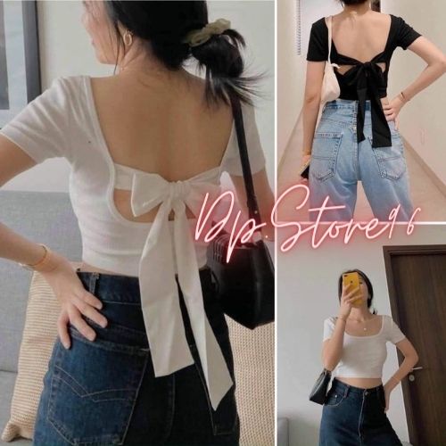 🌸 Thun kiểu body dáng ôm cộc tay bánh bèo tiểu thư Ulzzang 🌸