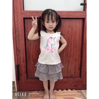 [XUẤT XỊN] chân váy 2tầng liền quần Jumping beans