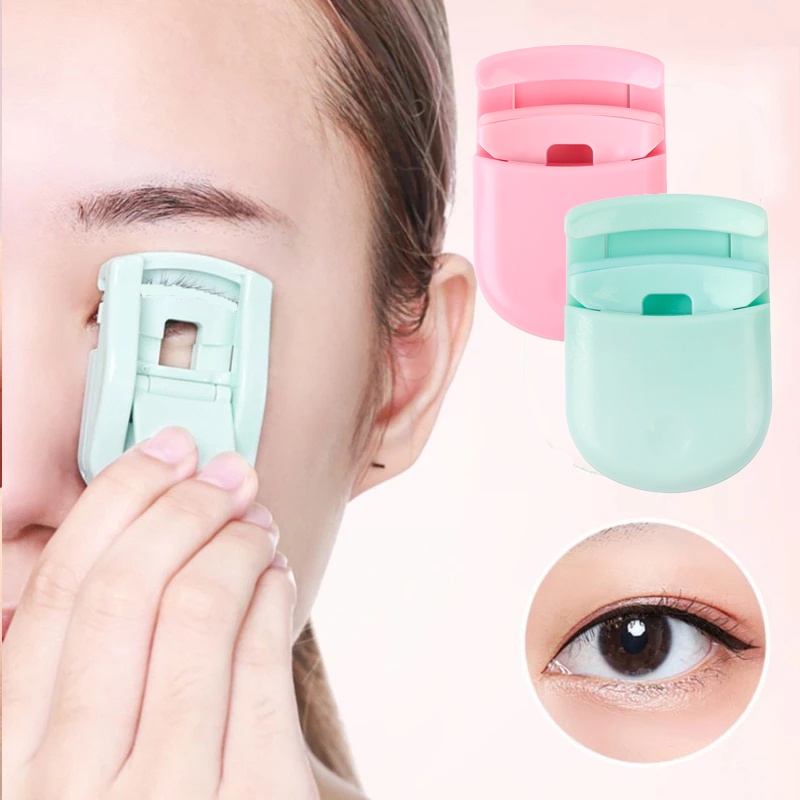[Hàng mới về] Dụng cụ bấm cong lông mi bằng nhựa kích thước cầm tay nhiều màu sắc tiện dụng cho nữ