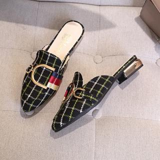 Giày Mules Nữ Phẳng