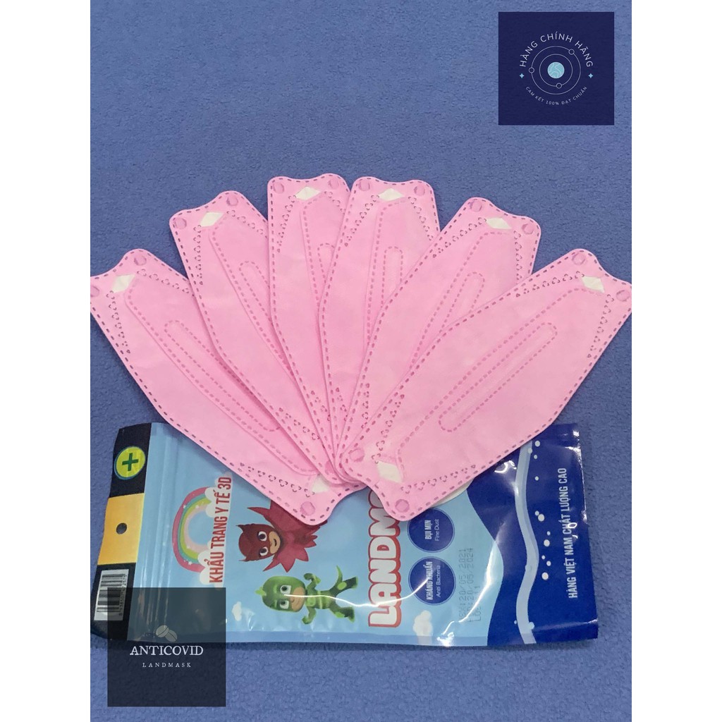 Khẩu trang 3d trẻ em Hàn Quốc Landmask kháng khuẩn loại 4 lớp | BigBuy360 - bigbuy360.vn