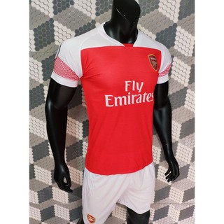 Bộ đồ đá banh clb Arsenal - Màu đỏ - Ngắn tay  - Vải thun lạnh xịn mùa giải mới 2019