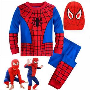 Bộ trang phục 3 món hóa trang nhân vật người nhện mặc ngủ/ đi tiệc cho bé trai