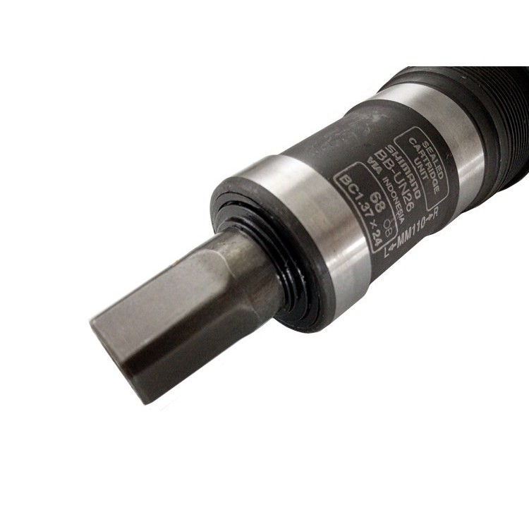 Truc Giữa Shimano BB UN26 Trục Cốt Vuông 110/117,5/123 mm Dành Cho Đùi Cốt Vuông Road/MTB