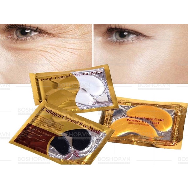 &lt;Lẻ&gt; Gói Mặt Nạ Mắt Collagen Pha Lê Crystal Gold (Miếng Vàng)- HÀNG MỚI VỀ