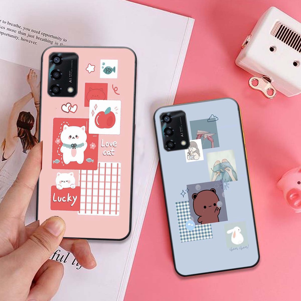 Ốp lưng Oppo A95 và A74 CAO CẤP LOẠI 1. Vỏ điện thoại chính hãng in hình dễ thương
