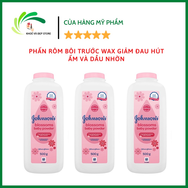 Phấn Rôm Johnson's Baby Hương Hoa Blossom Baby Powder 65G Bôi Trước Wax Giảm Đau Hút Ẩm Và Dầu Nhờn