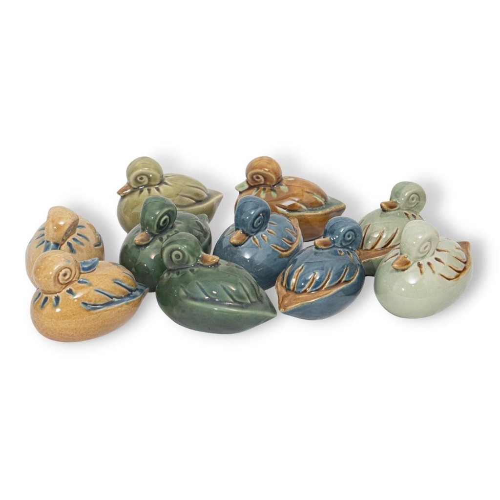 Hộp Đựng Mứt & Bánh Kẹo Hình Chú Vịt Mẹ & Con | Trang Trí Bàn Làm Việc | Decor Phòng Khách | Hũ Đựng Gia Vị