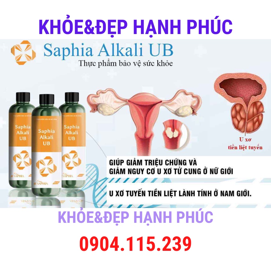 Kiềm u bướu Saphia Alkali UB – 300 ml/chai