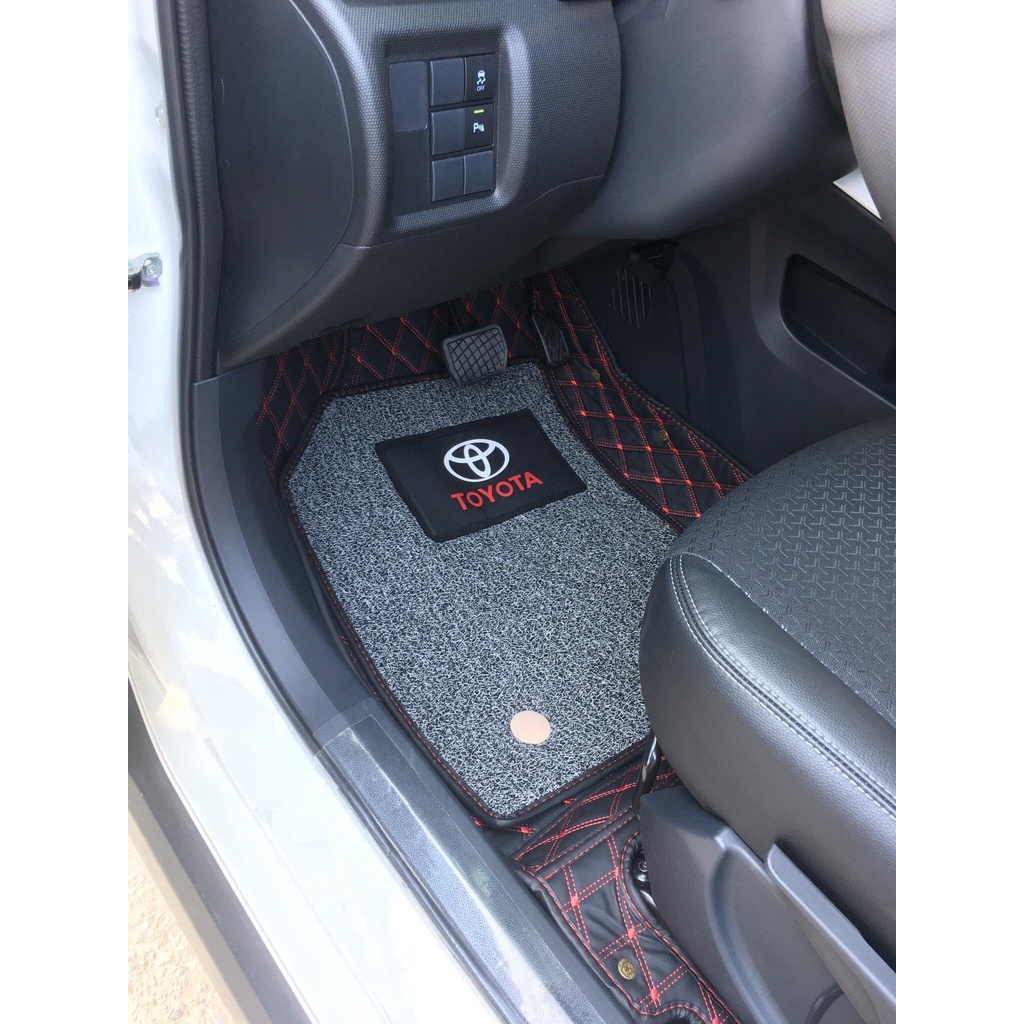 Thảm lót sàn ô tô 6D Toyota Raize 2021-2022 chống nước, không mùi, phủ kín 90% sàn xe