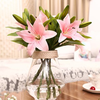 Hoa lily giả để trang trí