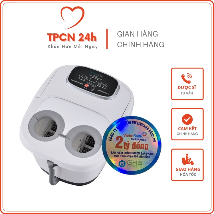 [Bảo hành - Bảo hiểm 2 TỶ] BỒN NGÂM CHÂN SERENELIFE SL18, BỒN MASSAGE CHÂN - SIÊU PHẨM 2020