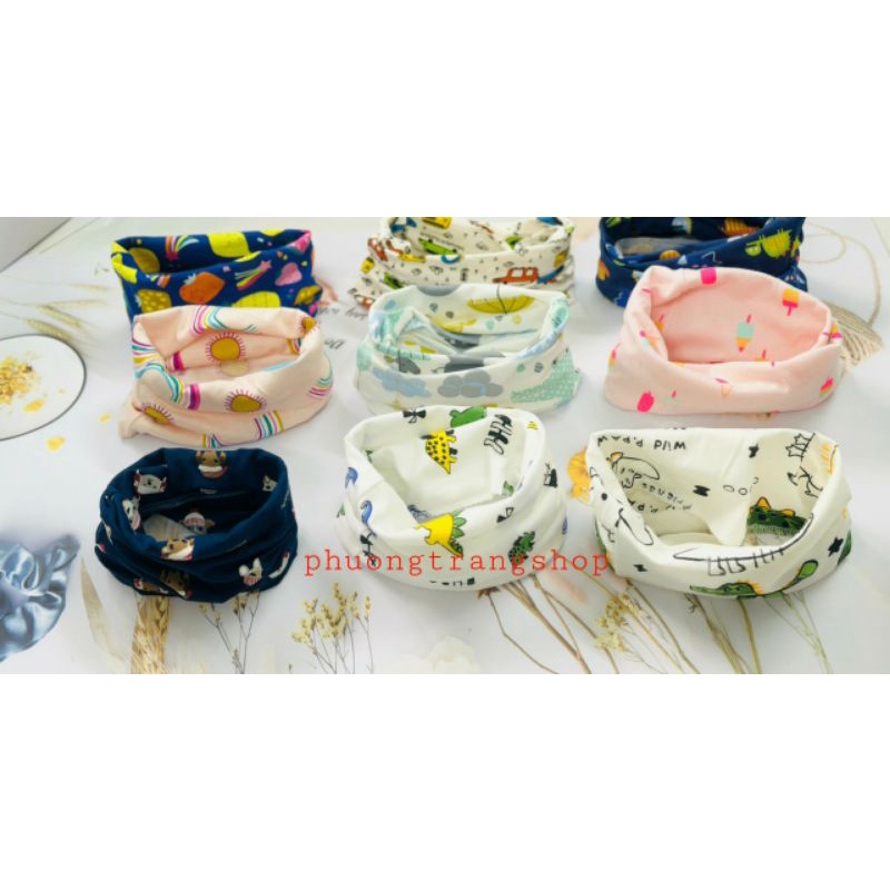 KHĂN ỐNG COTTON THỜI TRANG CHO BÉ
