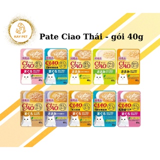 Pate Ciao gói có sốt - Hàng Thái - gói 40g
