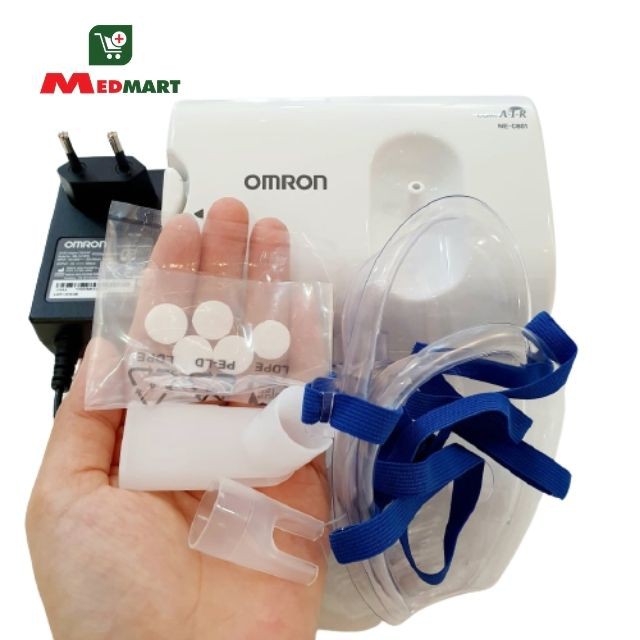 Máy Xông Khí Dung, Mũi Họng, OMRON NE C801, Medmart