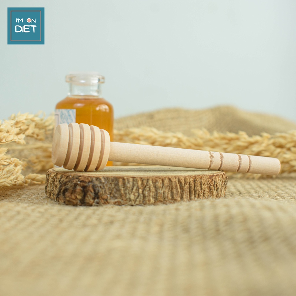 Muỗng Khuấy Mật Ong - Gỗ Tự Nhiên - Dễ Dàng Kiểm Soát Lượng Mật Ong Cần Dùng - Dễ Vệ Sinh