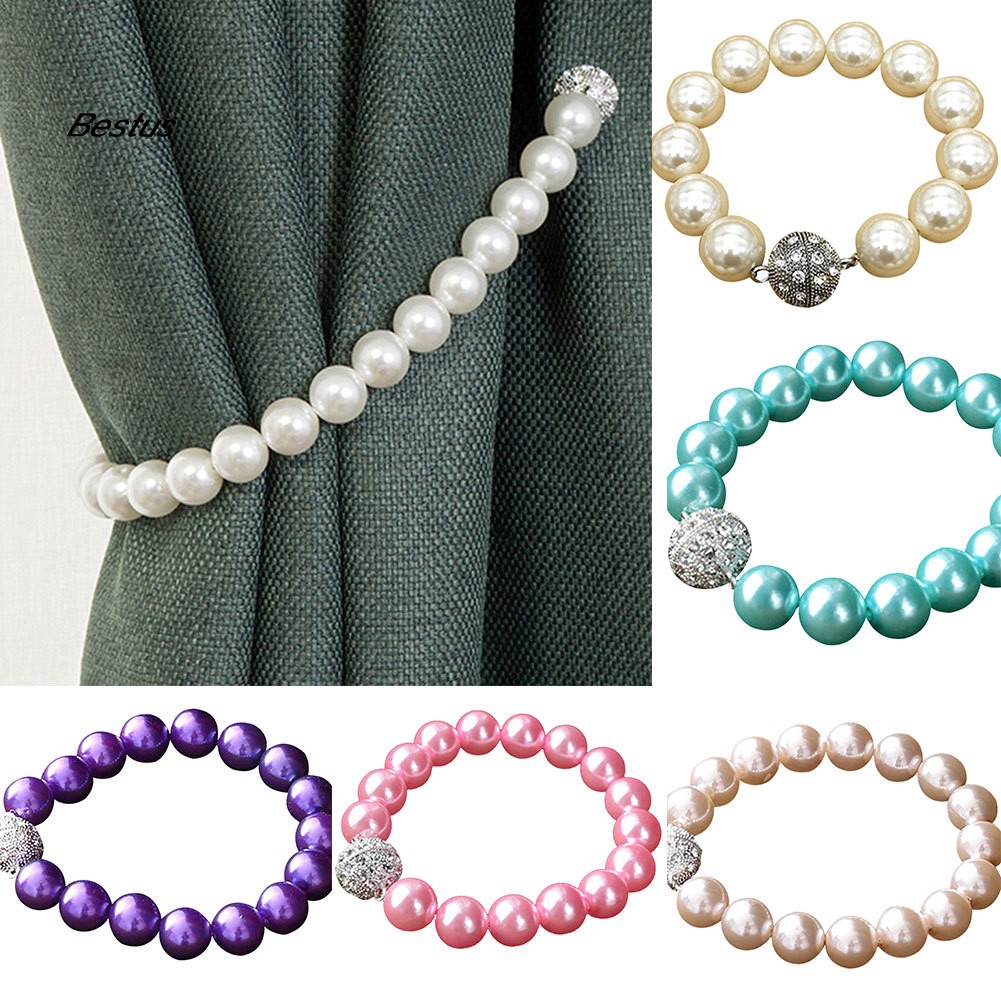 Vòng quấn gọn rèm cửa đính đá thiết kế sang trọng cho gia đình