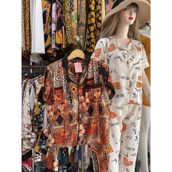Đồ mặc nhà pijama tay ngắn