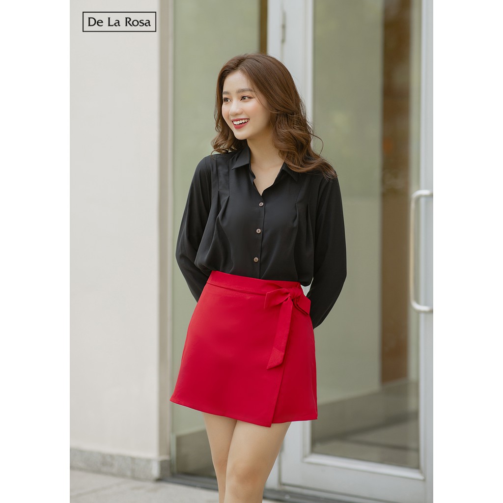 Chân váy công sở thắt nơ đắp vạt - De La Rosa | BigBuy360 - bigbuy360.vn