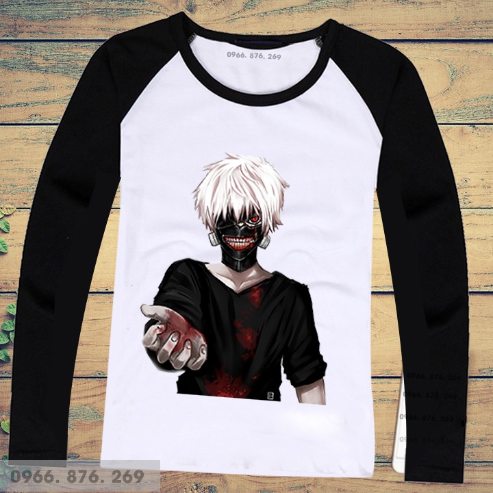 Áo dài tay tokyo tokyo ghoul in theo yêu cầu | BigBuy360 - bigbuy360.vn