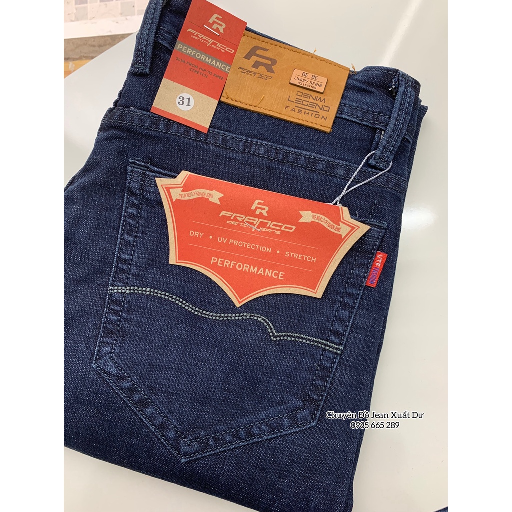 Quần jean nam, quần bò nam ống suông phom đẹp, sang trọng, trẻ trung, co dãn tốt | BigBuy360 - bigbuy360.vn