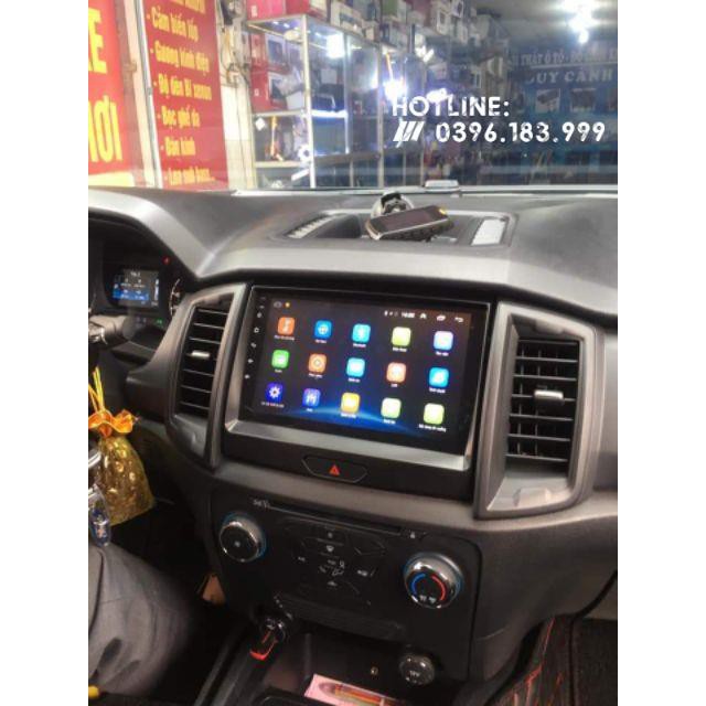 [Giảm giá]  Màn hình Android 10 inch cắm sim 4G cho Ford Ranger 2018-2019 có canbus hiển thị thông tin xe