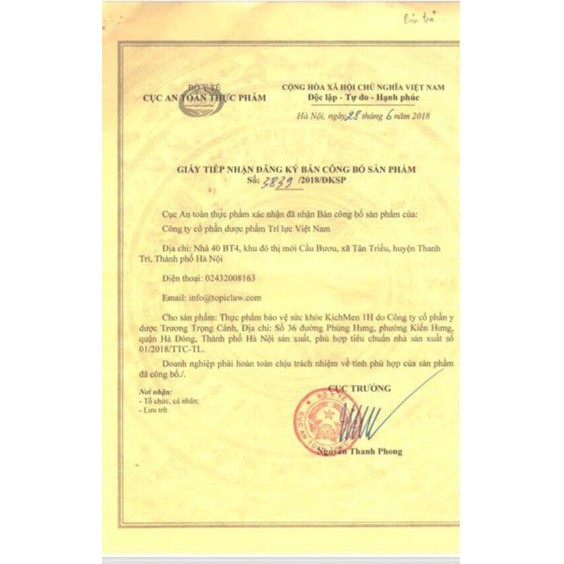 Kichmen 1H - Hỗ trợ tăng cường sinh lý nam, làm chậm quá trình mãn dục nam