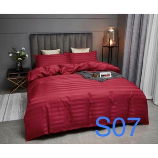 BỘ CHĂN GA COTTON LỤA SỌC 3F