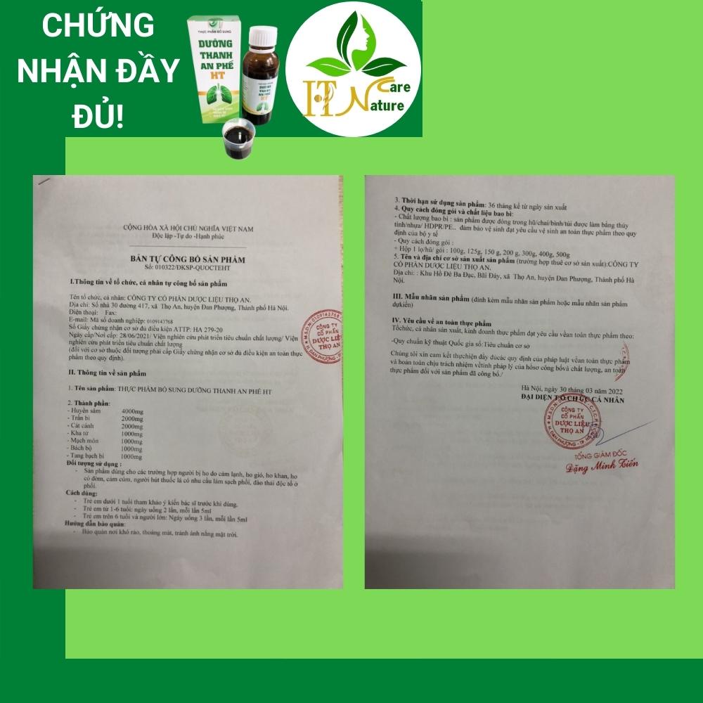 Dưỡng thanh an phế HT 100g HT Nature Care