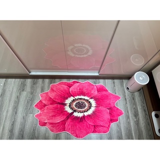( Hàng loại 1 - đế dệt bền đẹp) Thảm hoa decor, thảm hoa dệt sang