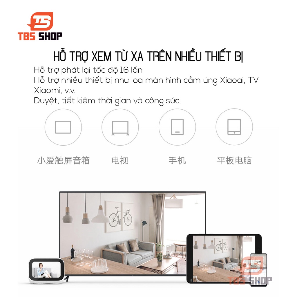 Camera Xiaomi Xoay 360 độ 1080P NHẬP KHẨU CHÍNH HÃNG