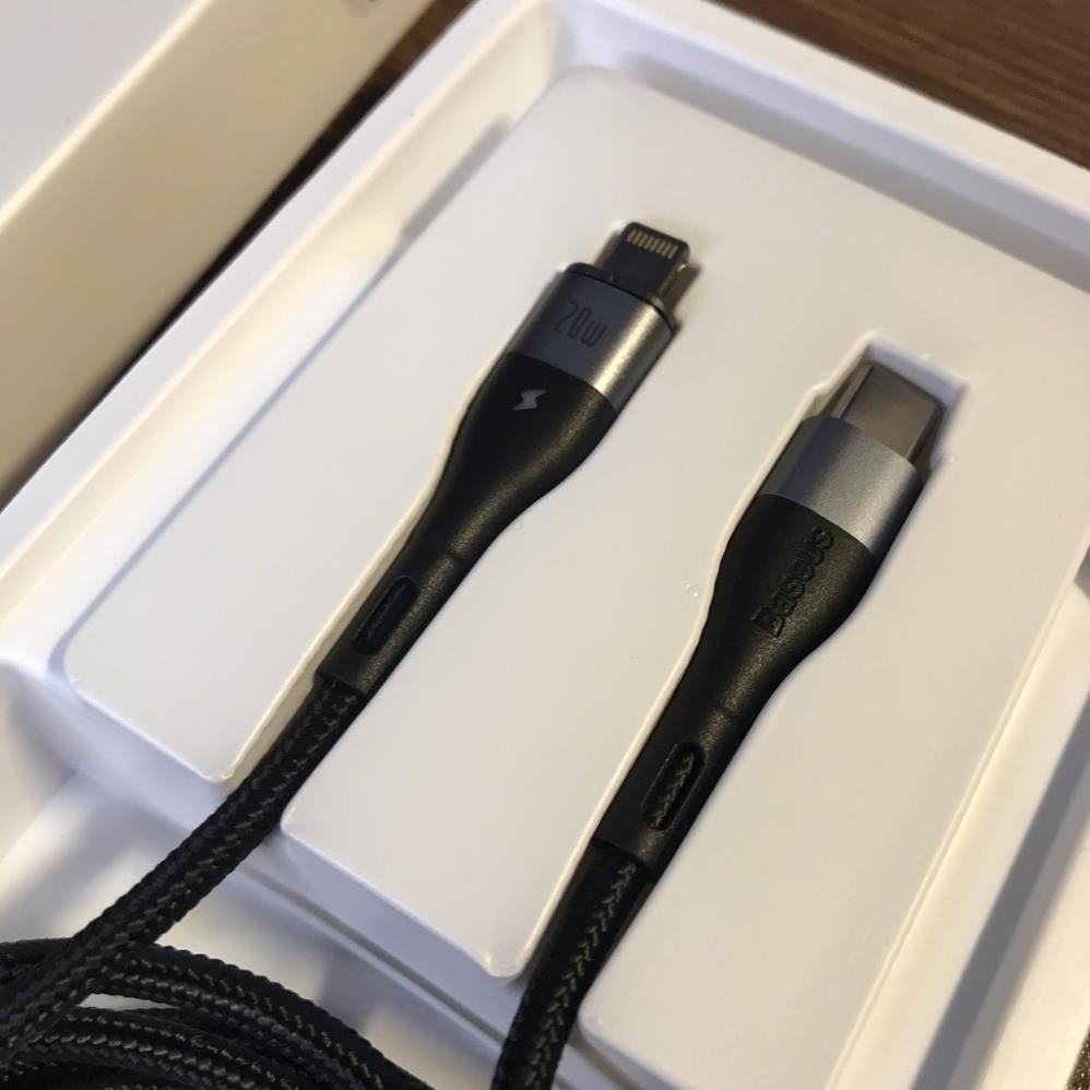 Dây Cáp Sạc Nhanh Baseus PD 20W Dành Cho Iphone 12 Mini 11 Pro Xs Max Xr 8 7 Plus Đầu Type C Nam Châm