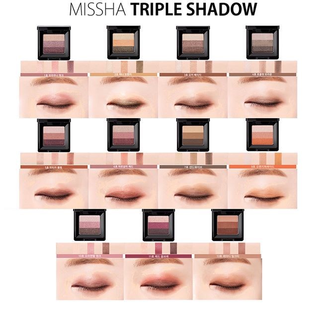 Phấn Mắt Missha Triple Shadow