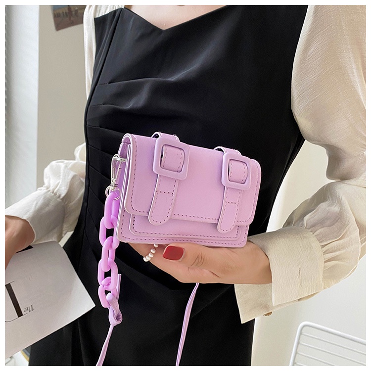 Túi Đeo Chéo Mini Hình Vuông Phong Cách Hàn Quốc Thời Trang Mùa Hè 2021