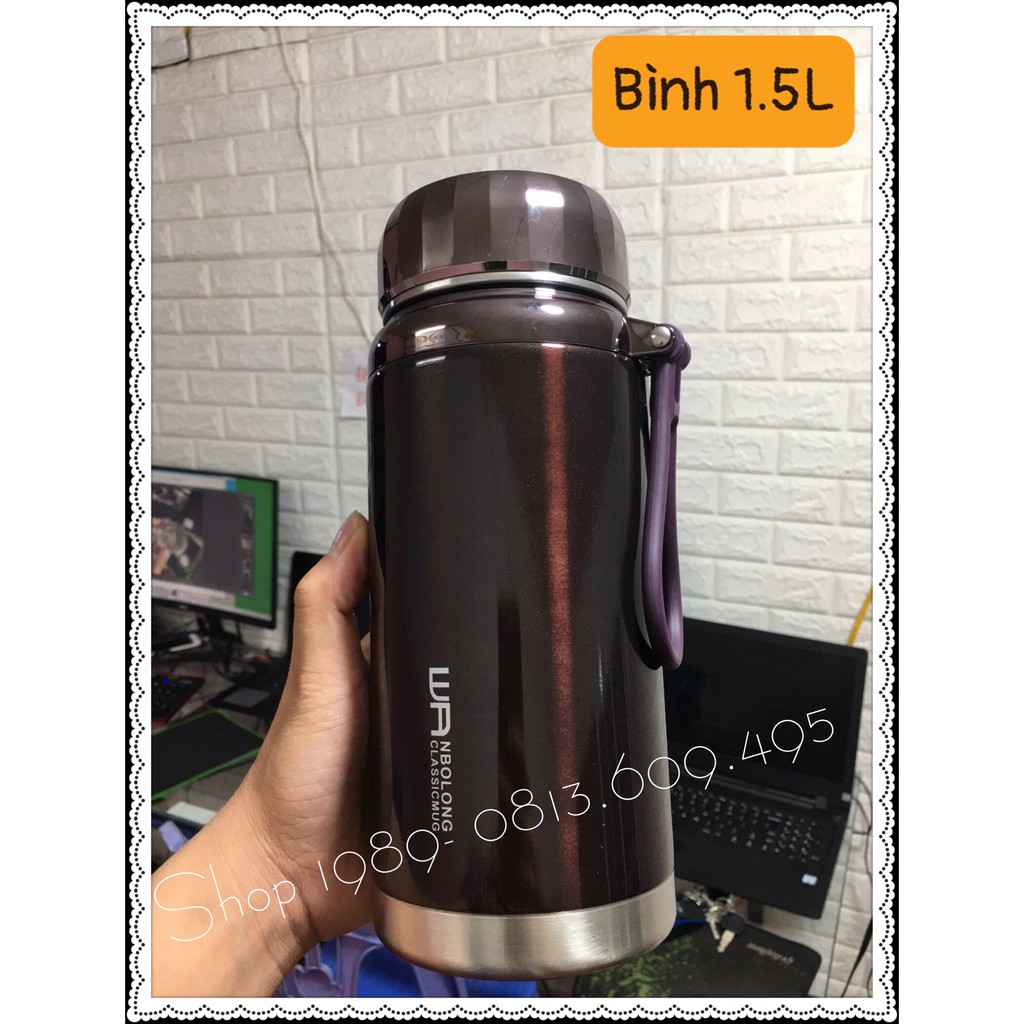 Bình giữ nhiệt nóng lạnh 600ml - 780ml - 1000ml-1200ml -1500ml inox 304 cao cấp | BigBuy360 - bigbuy360.vn